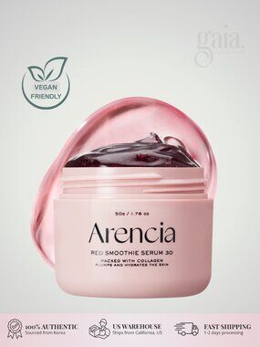 Arencia Fresh Red Smoothie Serum 30 50g Hydrating Brightening Face Serum